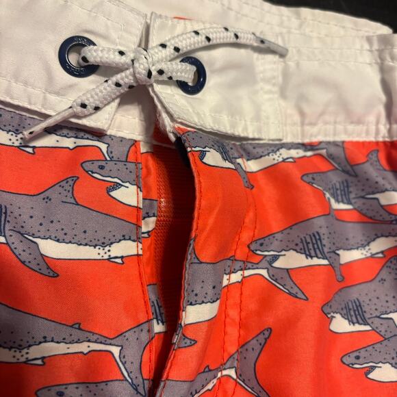 Boden Swim Trunks Boys 113-14Y Sharks Boardshorts Shorts Pool Beach Vacation - Picture 4 of 7